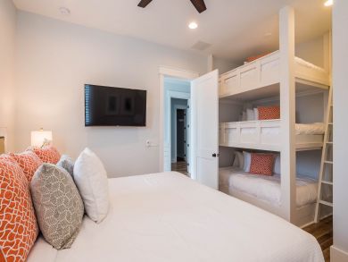 Luxury Seven Bedroom Rental Steps to the Beach Sleeps 25